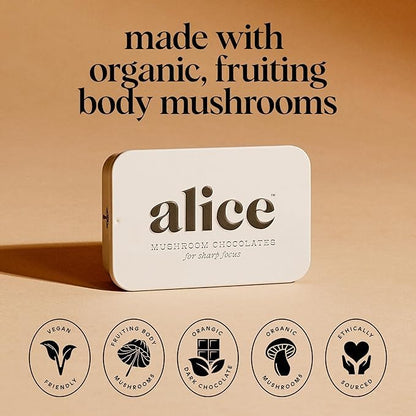 Alice Mushrooms: Functional Mushroom Chocolate