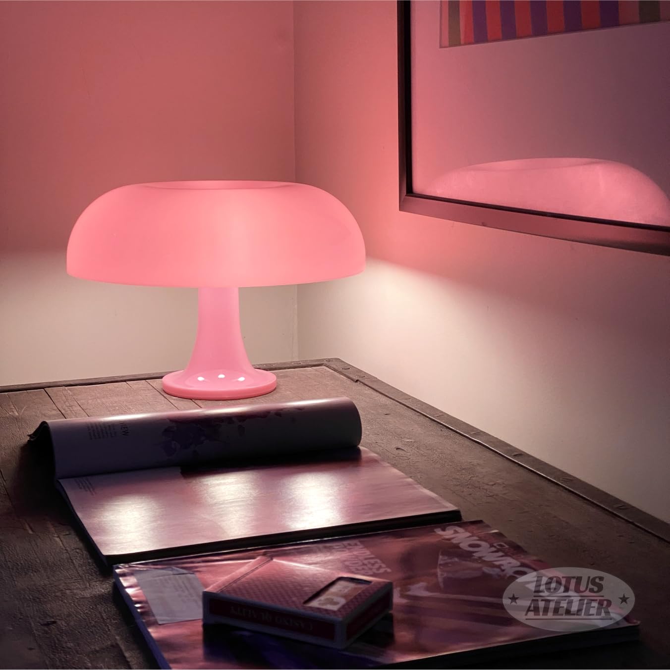 Retro Mushroom Lamp