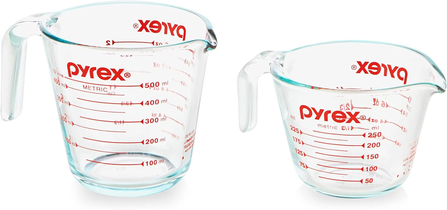 Lemon Tek Glass Measuring Cup Set