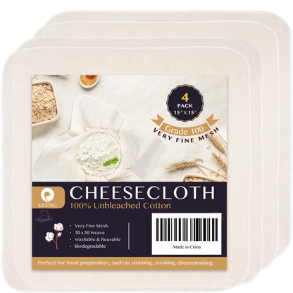 Lemon Tek - Ultra-Fine Cheesecloth for Straining Mushroom Powder