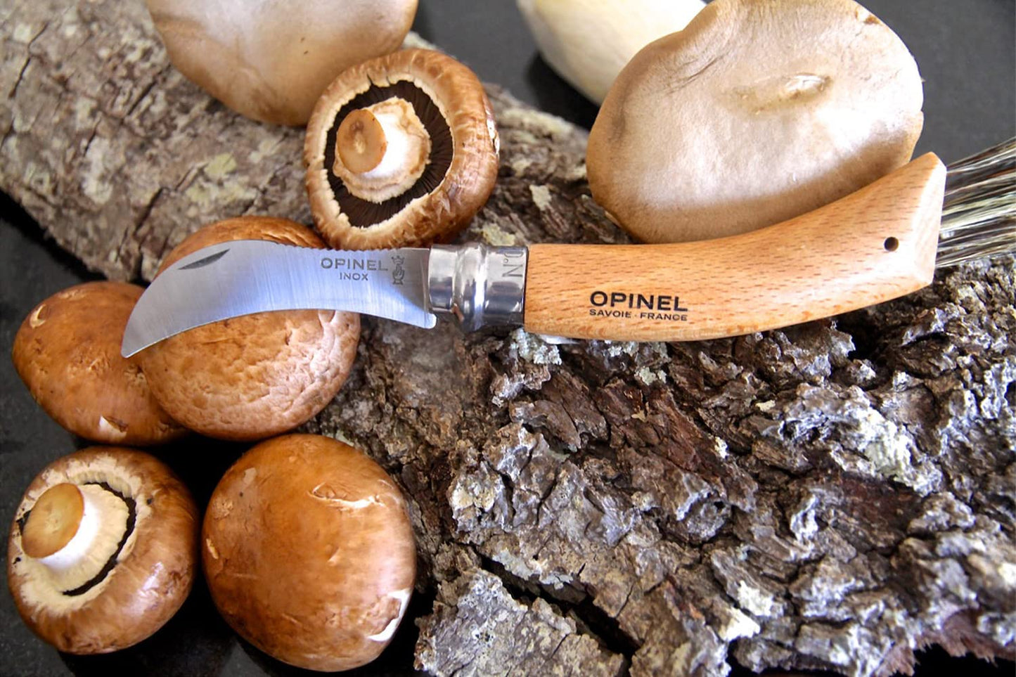 Opinel No. 08 Mushroom Knife – Beechwood Handle