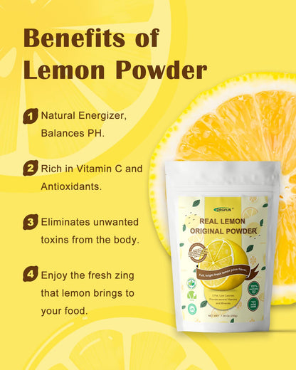 ORGFUN Original Lemon Tek Powder - 7.06 oz