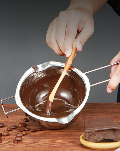 Double Boiler Pot for Crafting Mushroom-Infused Chocolate