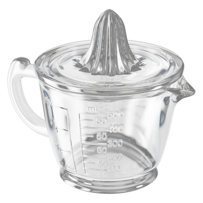 Lemon Tek Glass Measuring Cup with Built-In Juicer